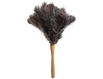 Struisvogel Plumeau korte steel - Lengte 40cm