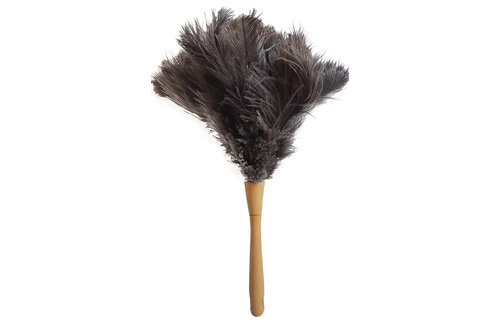 Struisvogel Plumeau korte steel - Lengte 40cm