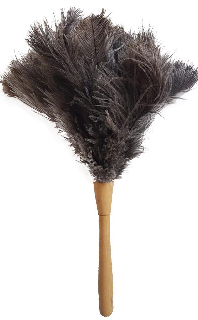 Struisvogel Plumeau korte steel - Lengte 40cm