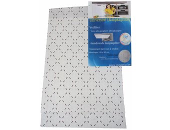 Dampkapfilter Dun 48x90 cm. Universeel 2st.