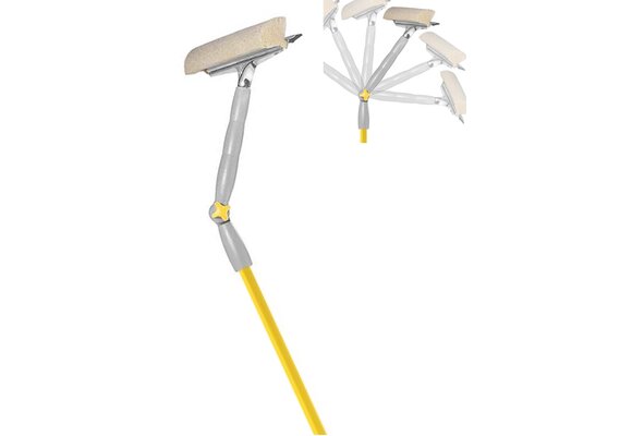 Raamapparaat spons - aftrekker en telescoopsteel 360°