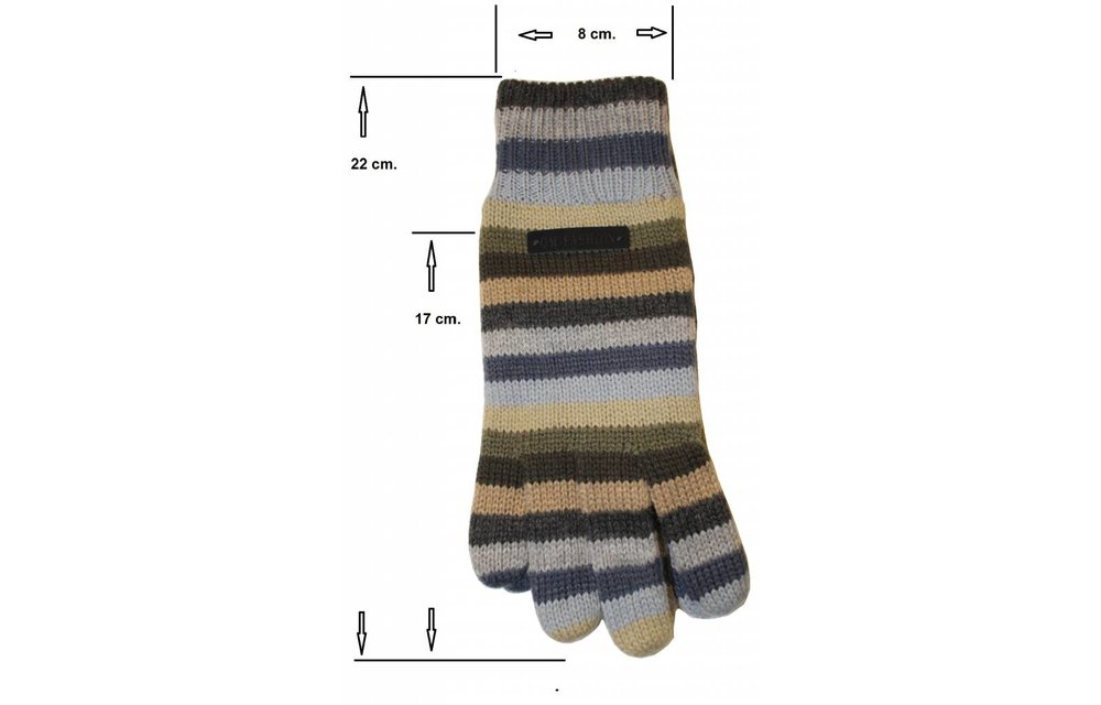 Gestreepte handschoen "Fashion" Gestreepte handschoen "Fashion"