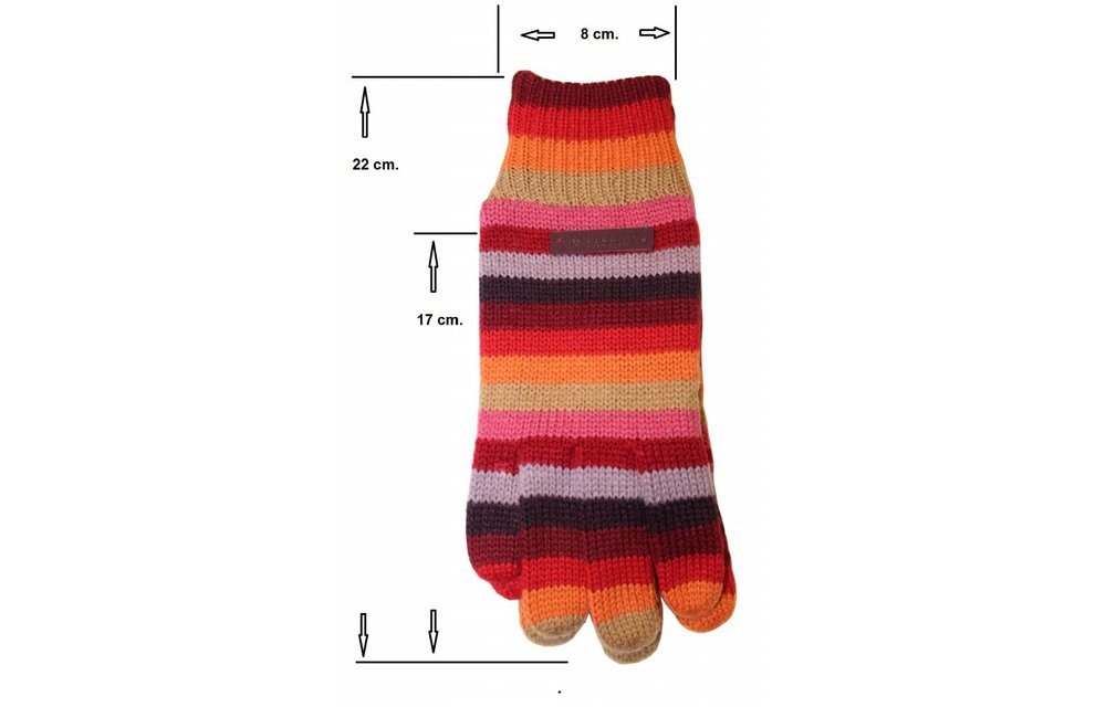 Gestreepte handschoen "Fashion" Gestreepte handschoen "Fashion"