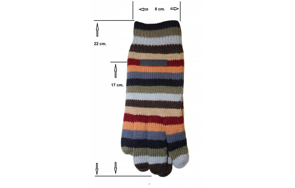 Gestreepte handschoen "Fashion" Gestreepte handschoen "Fashion"