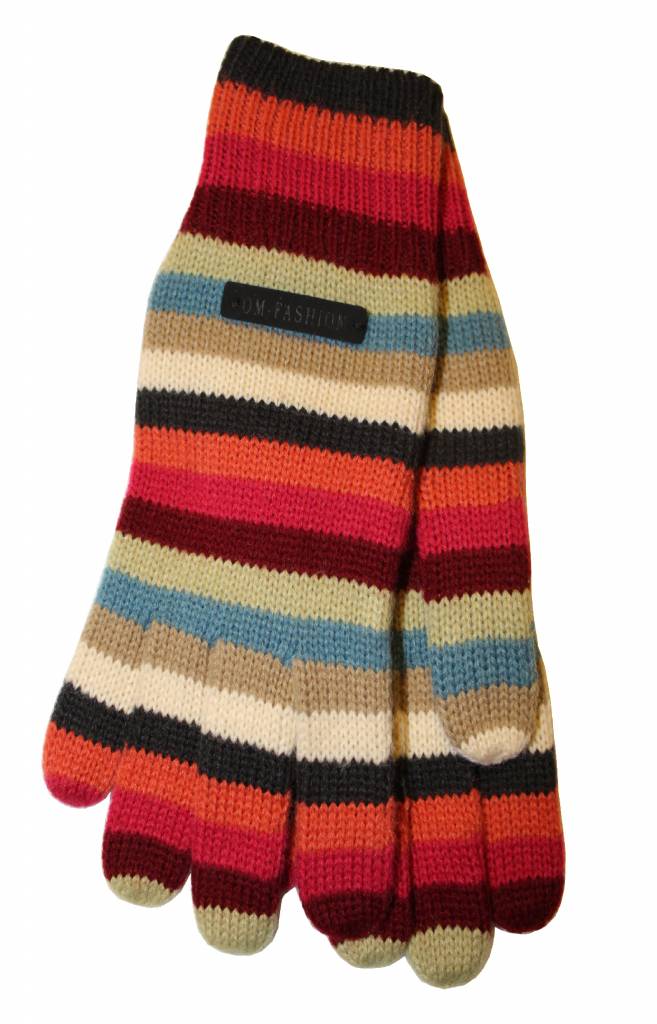 Gestreepte handschoen "Fashion"