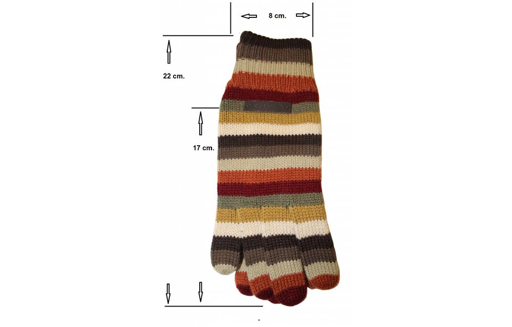 Gestreepte handschoen "Fashion" Gestreepte handschoen "Fashion"