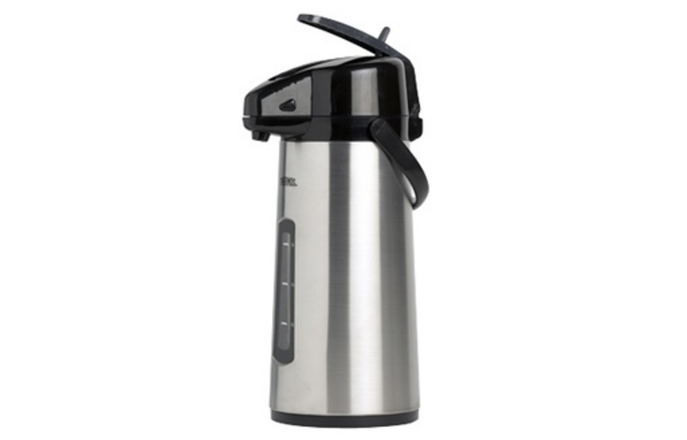 Pompthermos 2,2 Liter Draaivoet met Venster Pompthermos 2,2 Liter Draaivoet met Venster