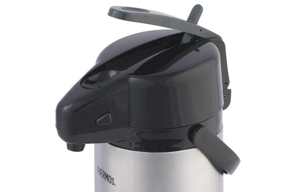Pompthermos 2,2 Liter Draaivoet met Venster Pompthermos 2,2 Liter Draaivoet met Venster