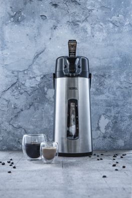 Pompthermos 2,2 Liter Draaivoet met Venster Pompthermos 2,2 Liter Draaivoet met Venster