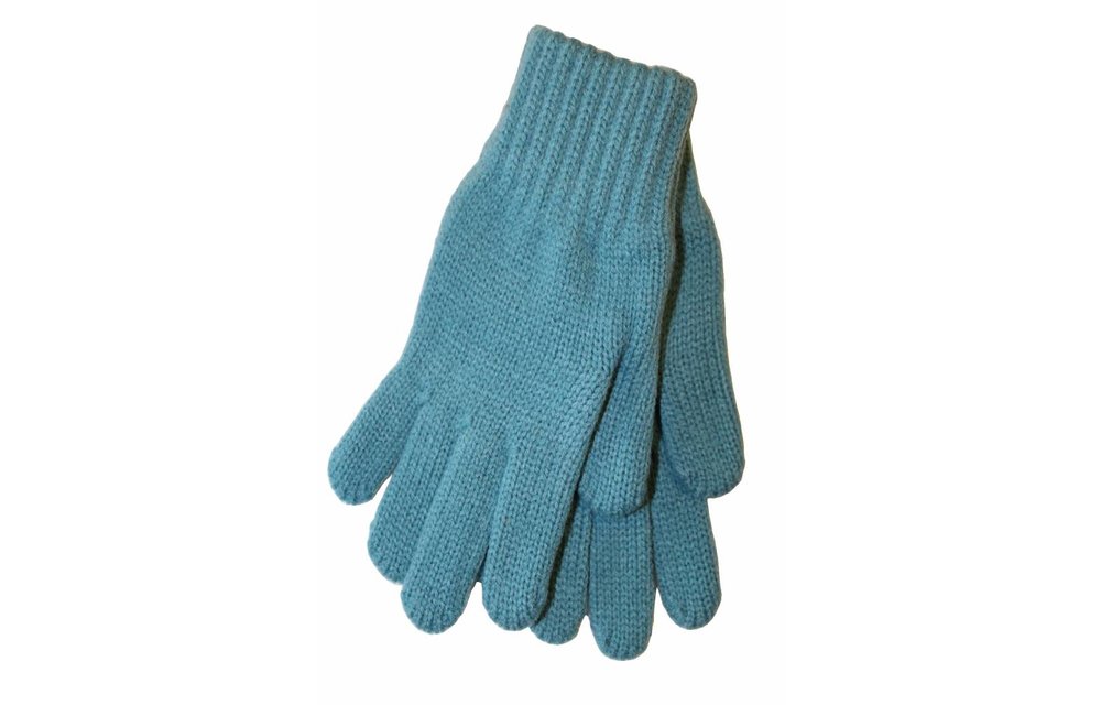 Gebreide kinderhandschoen licht Blauw Gebreide kinderhandschoen licht Blauw
