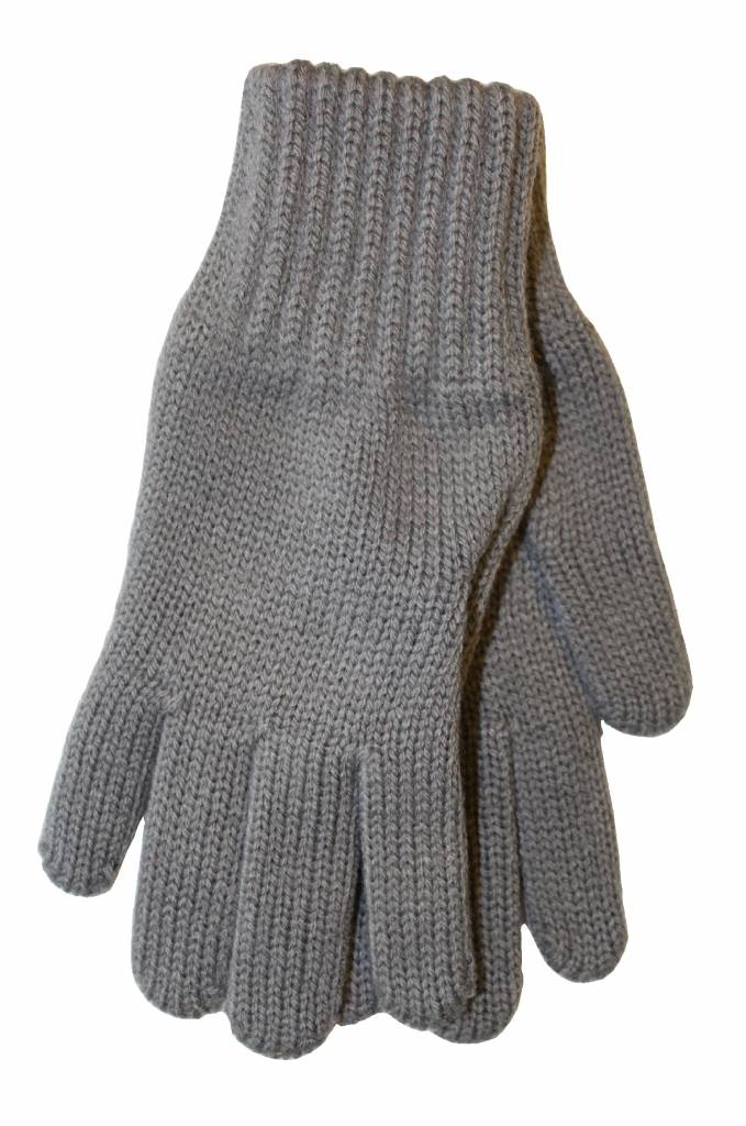 Gebreide kinderhandschoen licht Grijs