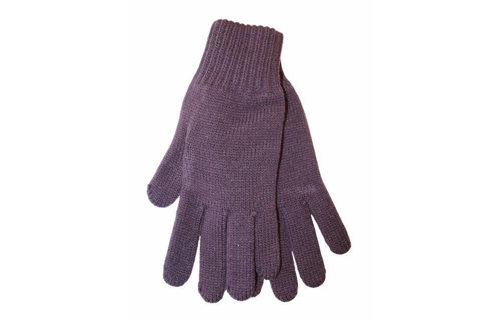 Gebreide kinderhandschoen Mauve Gebreide kinderhandschoen Mauve