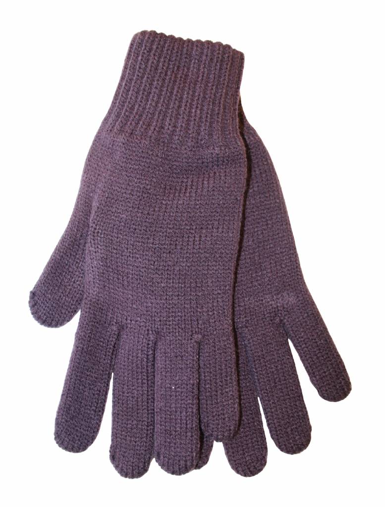 Gebreide kinderhandschoen Mauve