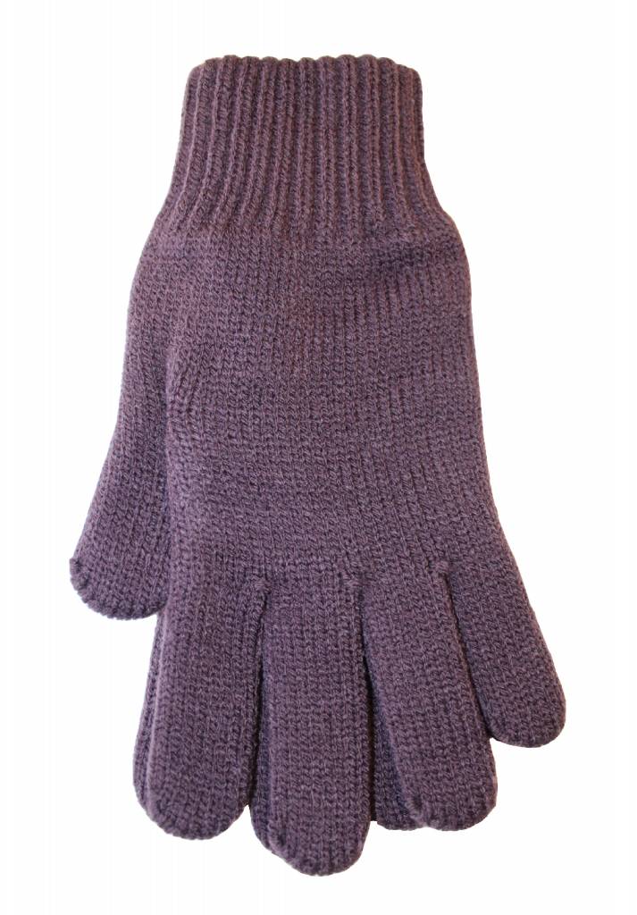 Gebreide kinderhandschoen Mauve