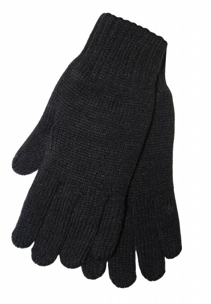 Gebreide kinderhandschoen Zwart