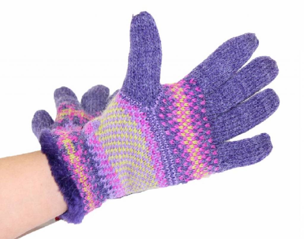 Handschoenen Dames Boa met Pels