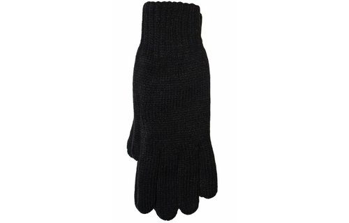 Gebreide Dames Handschoenen Zwart Gebreide Dames Handschoenen Zwart