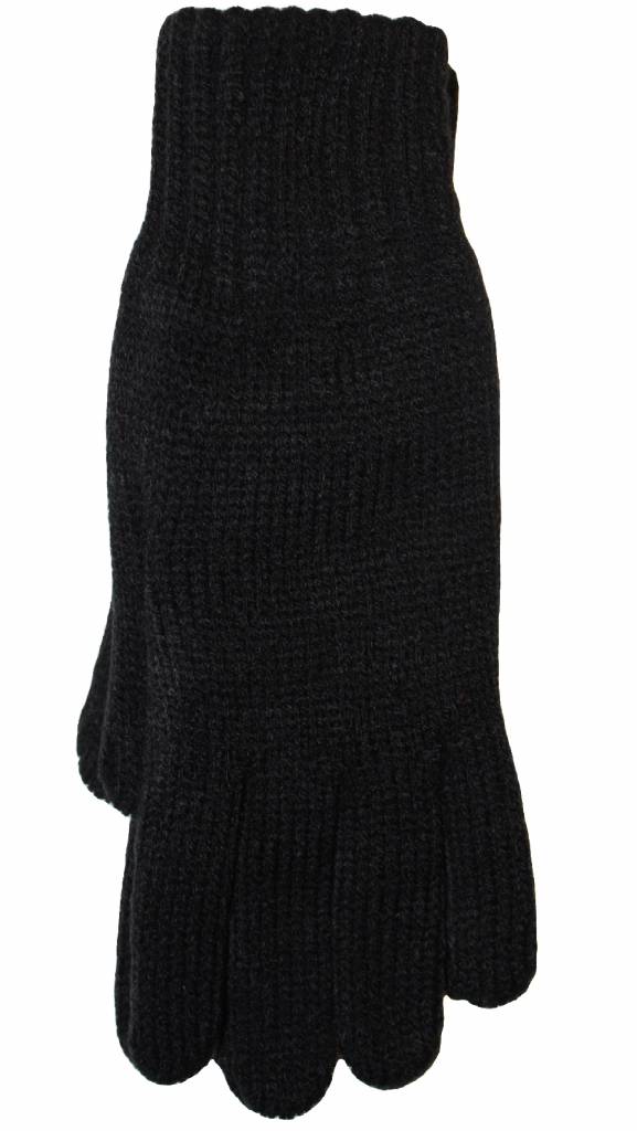 Gebreide Dames Handschoenen Zwart Gebreide Dames Handschoenen Zwart