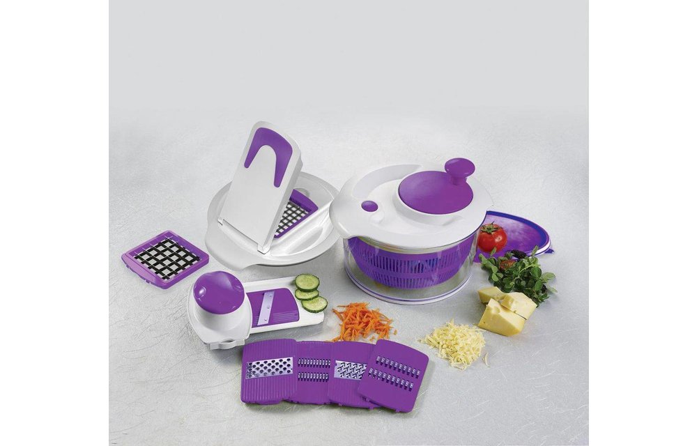 slacentrifuge met accessoires Mauve/Wit