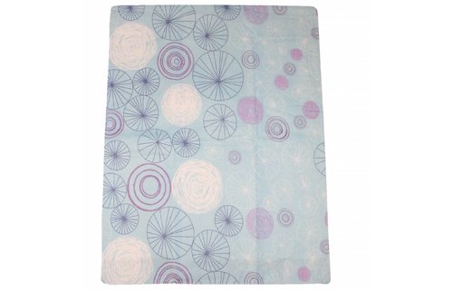 Strijkdeken 160 X 70 cm. L. blauw design