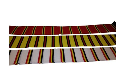 Sjaal gestreept Rood / Geel / Zwart