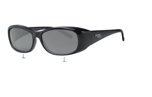 Overzet Zonnebril Zwart Shield