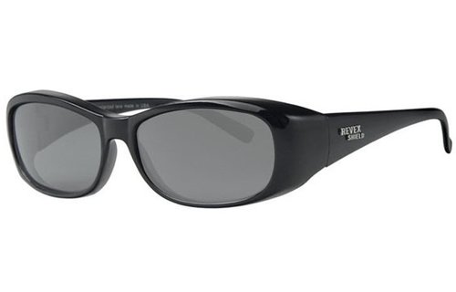 Overzet Zonnebril Zwart Shield