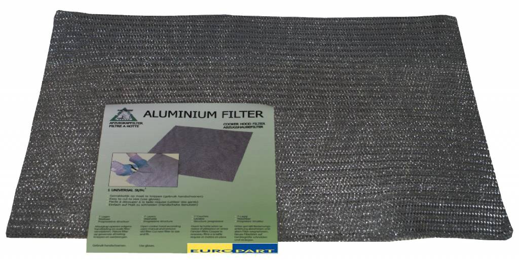 Dampkapfilter Aluminium 90 x 47 cm. Universeel Dampkapfilter Aluminium 90 x 47 cm. Universeel