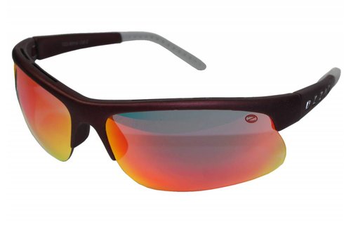 Sportzonnebril Ozzie bordeaux / spiegelglas