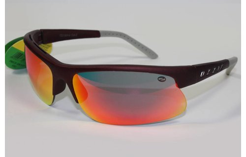 Sportzonnebril Ozzie bordeaux / spiegelglas