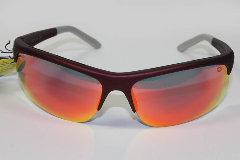 Sportzonnebril Ozzie bordeaux / spiegelglas