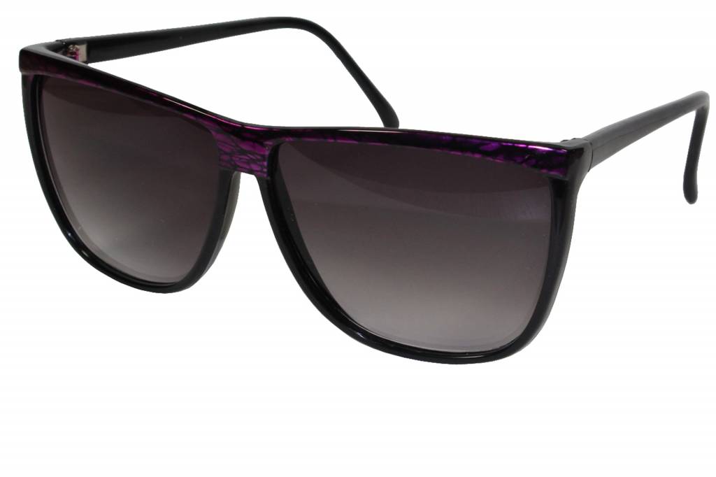 Dames Zonnebril Zwart / Paars