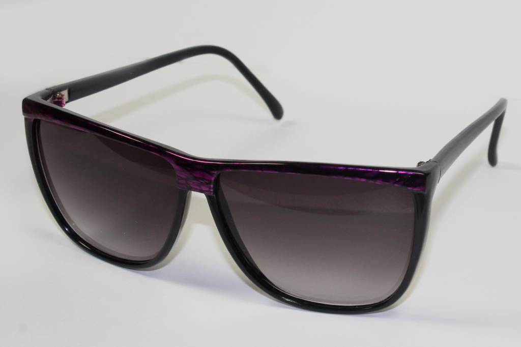 Dames Zonnebril Zwart / Paars