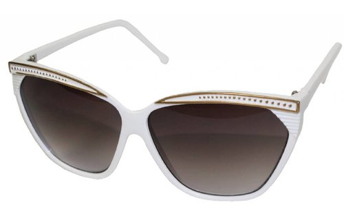 Dames Zonnebril Wit / Goud