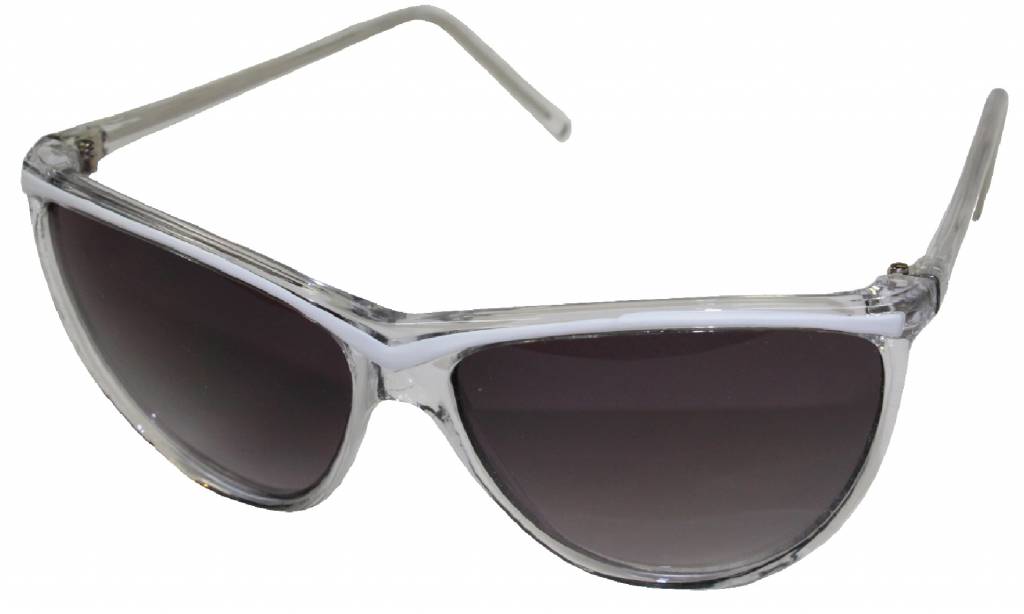 Dames Zonnebril Transparant / Wit Dames Zonnebril Transparant / Wit