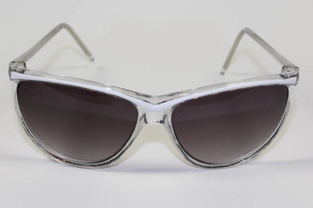 Dames Zonnebril Transparant / Wit Dames Zonnebril Transparant / Wit