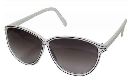 Dames Zonnebril Wit / Zwart