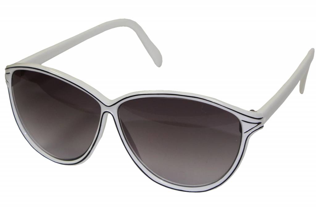 Dames Zonnebril Wit / Zwart