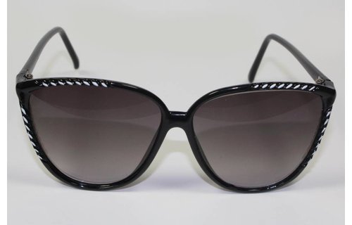 Dames Zonnebril Zwart / Wit