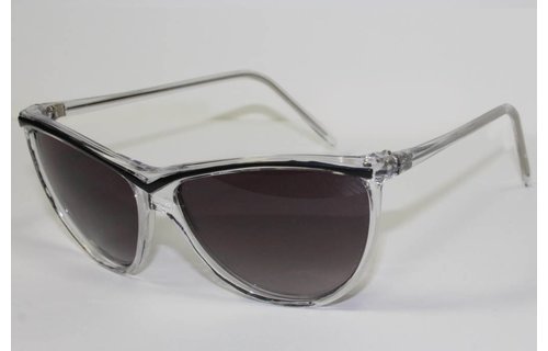 Dames Zonnebril Transparant / Zwart Dames Zonnebril Transparant / Zwart