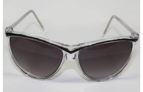 Dames Zonnebril Transparant / Zwart Dames Zonnebril Transparant / Zwart