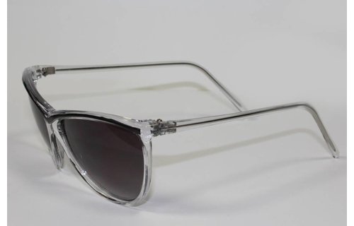 Dames Zonnebril Transparant / Zwart Dames Zonnebril Transparant / Zwart