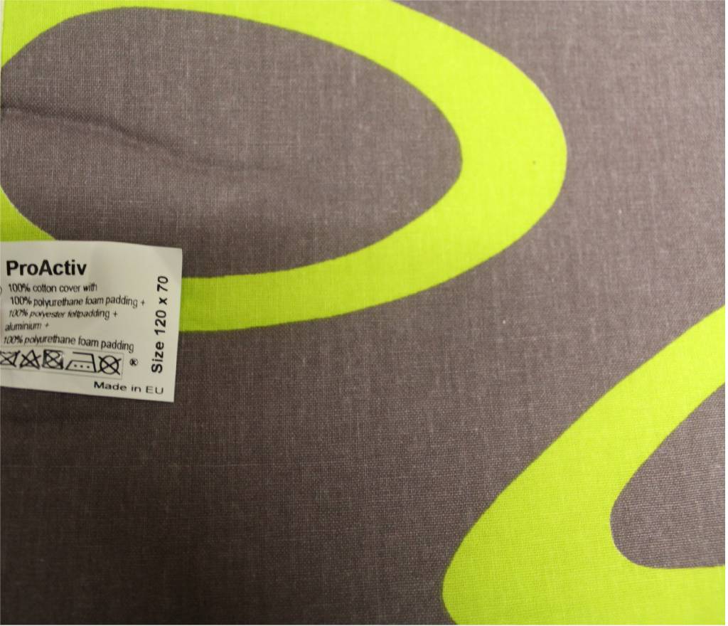 Strijkdeken ProActiv Bruin / fluo ring 120 X 70 cm. Strijkdeken ProActiv Bruin / fluo ring 120 X 70 cm.