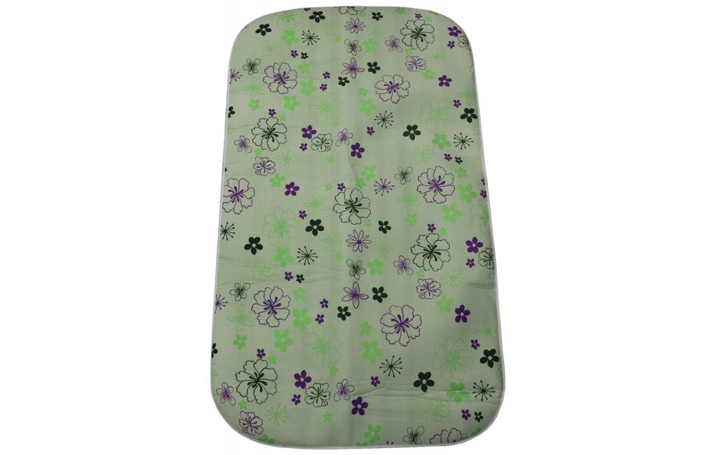 Strijkdeken ProActiv Groen met bloemmotief 120 X 70 cm. Strijkdeken ProActiv Groen met bloemmotief 120 X 70 cm.