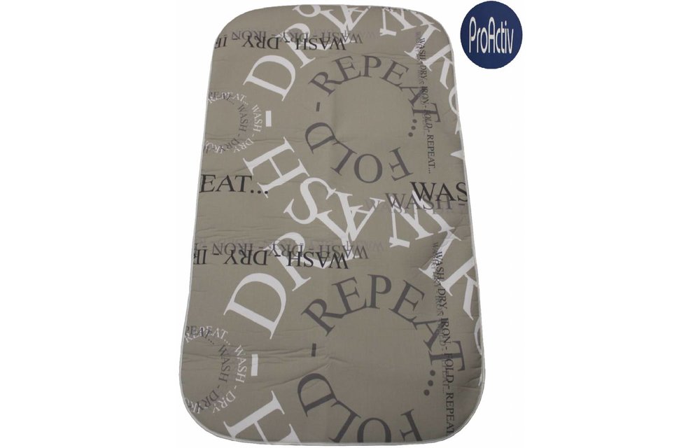 Strijkdeken ProActiv Beige / repeat fold 120 X 70 cm. Strijkdeken ProActiv Beige / repeat fold 120 X 70 cm.