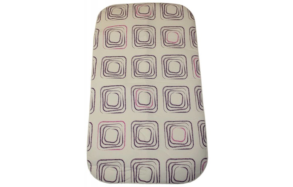 Strijkdeken ProActiv wit / mauve vierkant 120 X 70 cm. Strijkdeken ProActiv wit / mauve vierkant 120 X 70 cm.