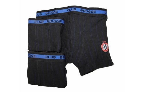 Boxershorts Club Brugge kids 3 stuks Boxershorts Club Brugge kids 3 stuks