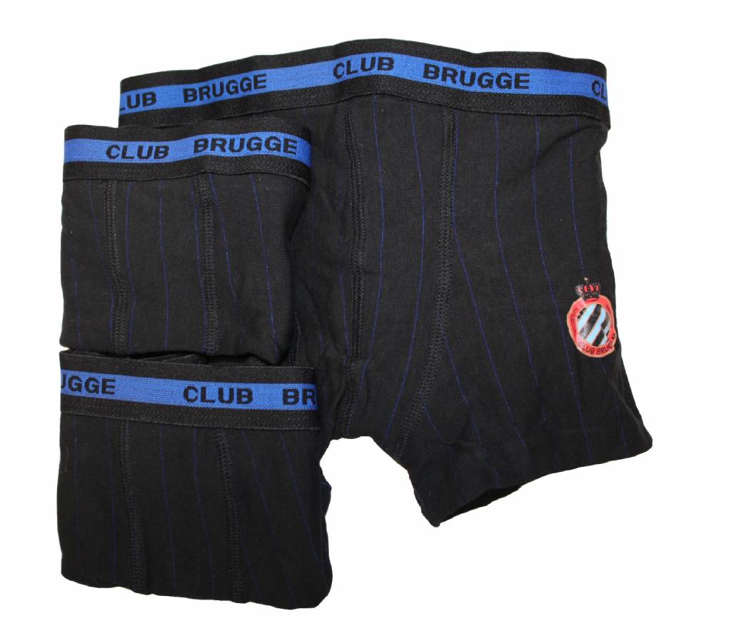 Boxershorts Club Brugge kids 3 stuks Boxershorts Club Brugge kids 3 stuks