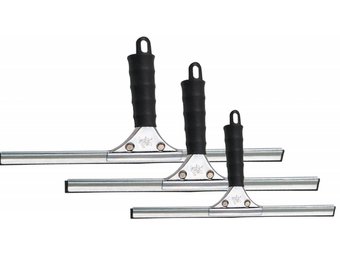 Professionele Inox Raamtrekker 25/35/45 cm.