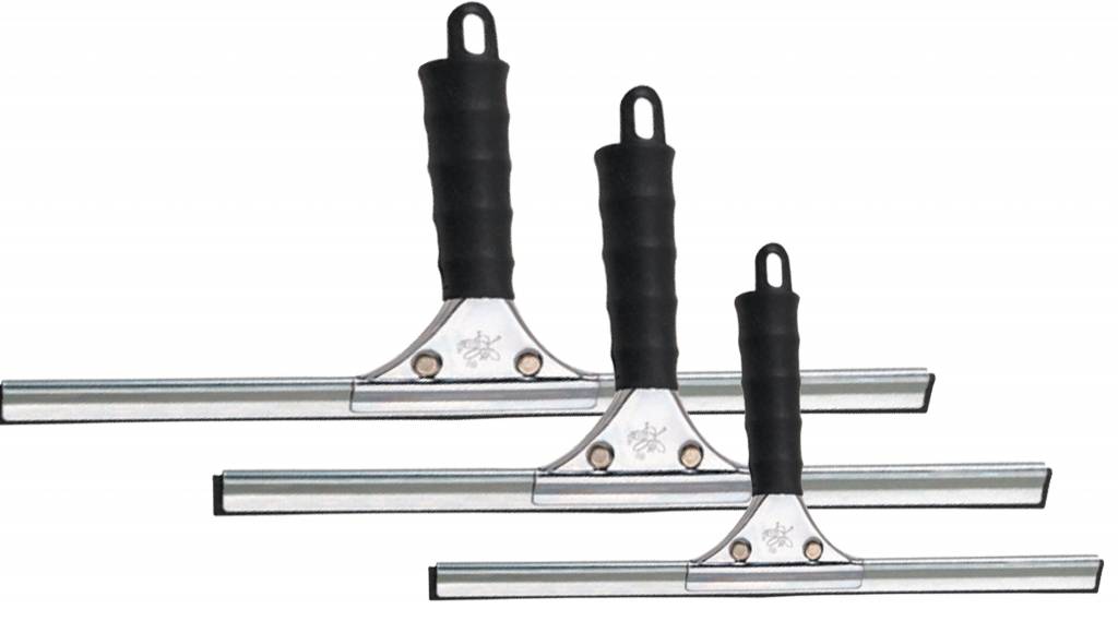 Professionele Inox Raamtrekker 25/35/45 cm.